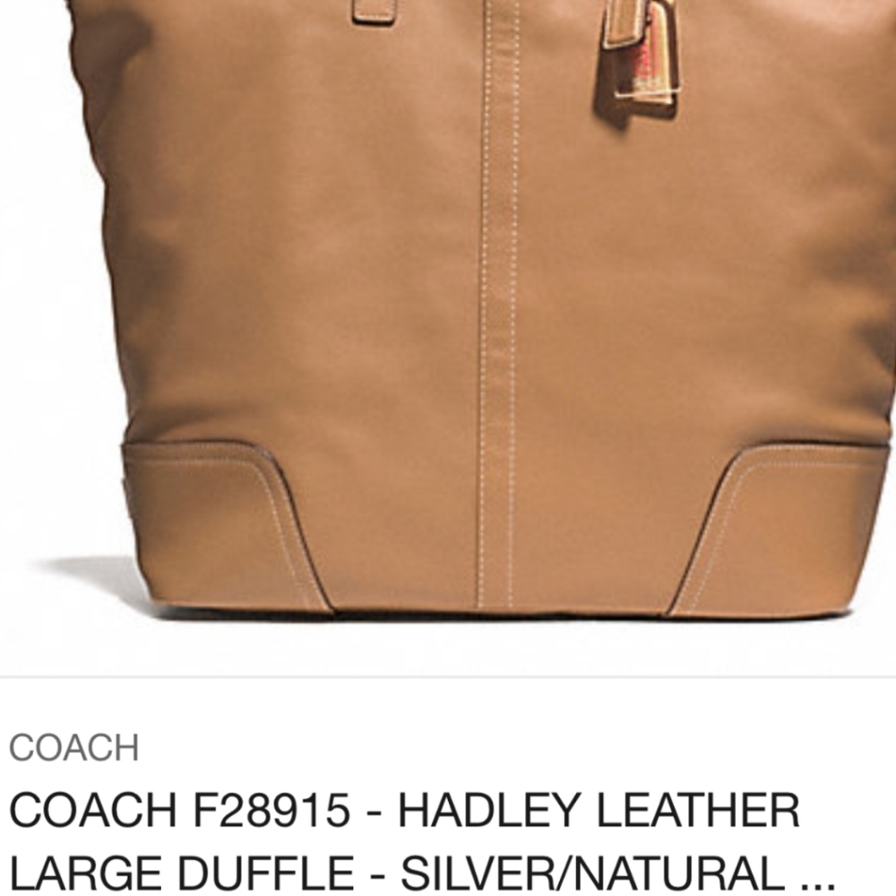 Authentic Coach Hadley Large Duffle Bag